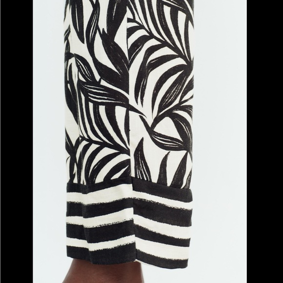 PRINTED BELTED JUMPSUIT - Picture 6 of 9